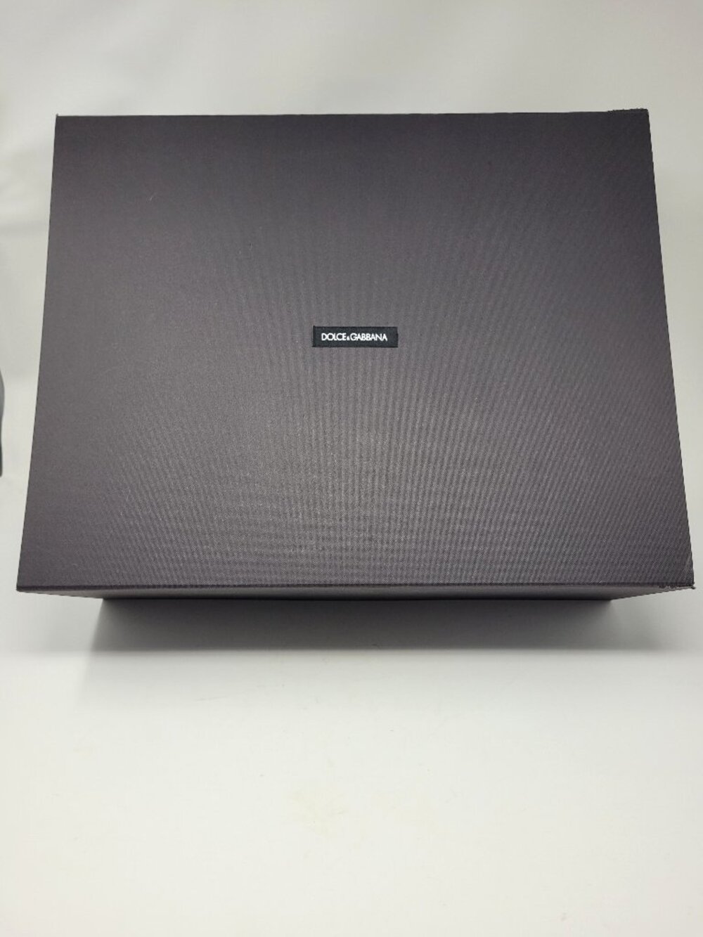 Authentic XL DOLCE & GABBANA Black w/LOGO Gift Box 17 1/2" x 13 3/4" x 6 1/2"